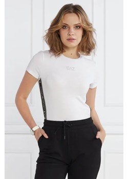 EA7 T-shirt | Slim Fit ze sklepu Gomez Fashion Store w kategorii Bluzki damskie - zdjęcie 172929750
