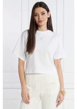 Liviana Conti T-shirt | Cropped Fit ze sklepu Gomez Fashion Store w kategorii Bluzki damskie - zdjęcie 172929903