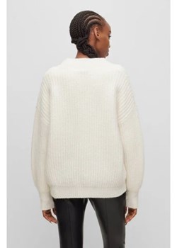 HUGO Wełniany sweter Sesamia | Oversize fit ze sklepu Gomez Fashion Store w kategorii Swetry damskie - zdjęcie 172930073