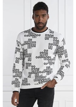 Hugo Bodywear Bluza Acid AoP Sweatshirt | Regular Fit ze sklepu Gomez Fashion Store w kategorii Bluzy męskie - zdjęcie 172930112