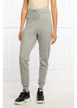 DKNY Wełniane spodnie jogger | Slim Fit | z dodatkiem kaszmiru ze sklepu Gomez Fashion Store w kategorii Spodnie damskie - zdjęcie 172938190