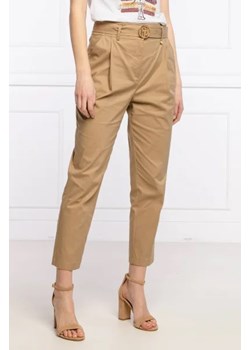 Liu Jo Spodnie z paskiem | Straight fit ze sklepu Gomez Fashion Store w kategorii Spodnie damskie - zdjęcie 172938583