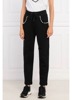 Love Moschino Spodnie dresowe | Straight fit | high rise ze sklepu Gomez Fashion Store w kategorii Spodnie damskie - zdjęcie 172939934