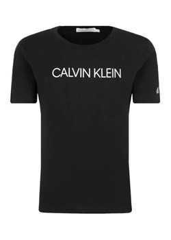CALVIN KLEIN JEANS T-shirt INSTITUTIONAL | Regular Fit ze sklepu Gomez Fashion Store w kategorii T-shirty chłopięce - zdjęcie 172940204