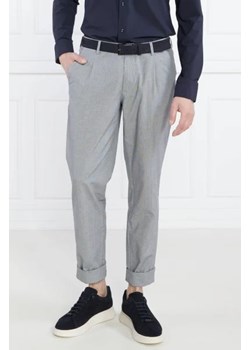 BOSS BLACK Spodnie Kaito1-PL | z dodatkiem lnu ze sklepu Gomez Fashion Store w kategorii Spodnie męskie - zdjęcie 172944302