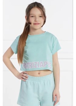 Patrizia Pepe T-shirt MAGLIA | Cropped Fit ze sklepu Gomez Fashion Store w kategorii Bluzki dziewczęce - zdjęcie 172944622