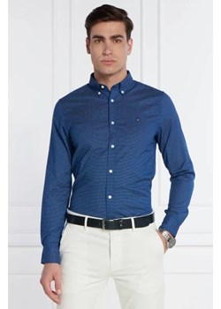 Tommy Hilfiger Koszula FLEX MINI PRINT | Slim Fit ze sklepu Gomez Fashion Store w kategorii Koszule męskie - zdjęcie 172946020