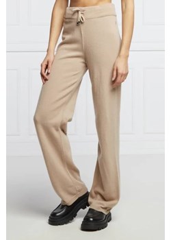 Juicy Couture Spodnie dzianinowe | Regular Fit | z dodatkiem wełny i kaszmiru ze sklepu Gomez Fashion Store w kategorii Spodnie damskie - zdjęcie 172947274