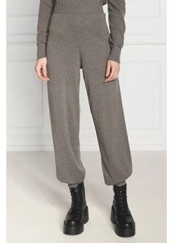 Samsøe Samsøe Wełniane spodnie dzianinowe | Regular Fit ze sklepu Gomez Fashion Store w kategorii Spodnie damskie - zdjęcie 172947821
