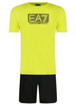 EA7 Piżama | Regular Fit ze sklepu Gomez Fashion Store w kategorii Piżamy dziecięce - zdjęcie 172948461