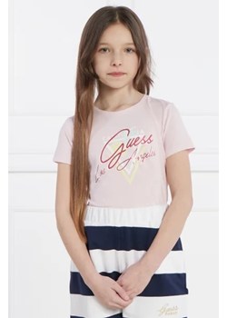 Guess T-shirt | Regular Fit ze sklepu Gomez Fashion Store w kategorii Bluzki dziewczęce - zdjęcie 172948500