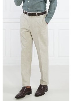 BOSS BLACK Spodnie chino H-Perin-232 | Regular Fit | z dodatkiem lnu ze sklepu Gomez Fashion Store w kategorii Spodnie męskie - zdjęcie 172949401