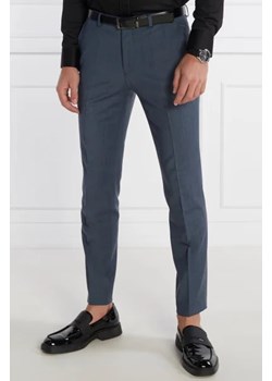 HUGO Spodnie chino Hesten232X | Slim Fit | z dodatkiem wełny ze sklepu Gomez Fashion Store w kategorii Spodnie męskie - zdjęcie 172950500