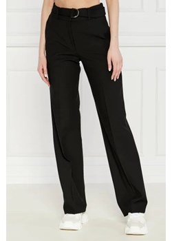 HUGO Spodnie Huglia | Regular Fit ze sklepu Gomez Fashion Store w kategorii Spodnie damskie - zdjęcie 172953852