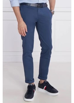 Tommy Hilfiger Spodnie chino | Slim Fit | pima ze sklepu Gomez Fashion Store w kategorii Spodnie męskie - zdjęcie 172958081