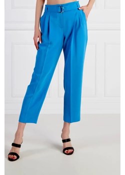 BOSS BLACK Spodnie z paskiem Tapiah | Regular Fit ze sklepu Gomez Fashion Store w kategorii Spodnie damskie - zdjęcie 172958713