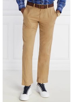 POLO RALPH LAUREN Lniane spodnie STFBEDFORDP | Straight fit ze sklepu Gomez Fashion Store w kategorii Spodnie męskie - zdjęcie 172958930