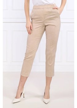 Peserico Wełniane spodnie | Regular Fit | z dodatkiem lnu ze sklepu Gomez Fashion Store w kategorii Spodnie damskie - zdjęcie 172961310