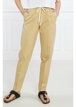 TWINSET Spodnie jogger | Slim Fit | z dodatkiem lnu ze sklepu Gomez Fashion Store w kategorii Spodnie damskie - zdjęcie 172965860