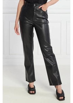 Tommy Jeans Spodnie TJW JULIE PLEATHER | Straight fit | high rise ze sklepu Gomez Fashion Store w kategorii Spodnie damskie - zdjęcie 172966070