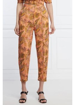Desigual Spodnie | Regular Fit | z dodatkiem lnu ze sklepu Gomez Fashion Store w kategorii Spodnie damskie - zdjęcie 172967471