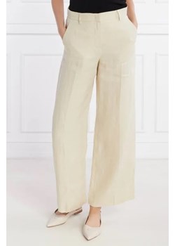 Weekend MaxMara Lniane spodnie MALIZIA | Loose fit ze sklepu Gomez Fashion Store w kategorii Spodnie damskie - zdjęcie 172968914