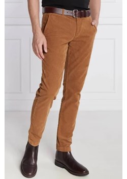 Tommy Hilfiger Spodnie chino BLEECKER CHINO CORDUROY GMD | Slim Fit ze sklepu Gomez Fashion Store w kategorii Spodnie męskie - zdjęcie 172969761