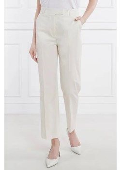 BOSS BLACK Spodnie Takareni | Regular Fit | z dodatkiem jedwabiu ze sklepu Gomez Fashion Store w kategorii Spodnie damskie - zdjęcie 172970944