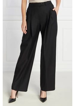 BOSS BLACK Wełniane spodnie Toftcira | Comfort fit ze sklepu Gomez Fashion Store w kategorii Spodnie damskie - zdjęcie 172971812