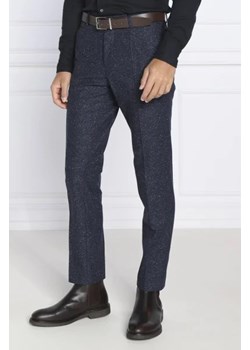 BOSS BLACK Wełniane spodnie H-Genius-224 | Slim Fit | z dodatkiem jedwabiu ze sklepu Gomez Fashion Store w kategorii Spodnie męskie - zdjęcie 172971981