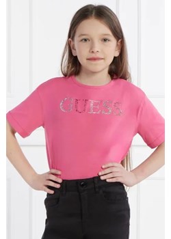 Guess T-shirt | Regular Fit ze sklepu Gomez Fashion Store w kategorii Bluzki dziewczęce - zdjęcie 172972661