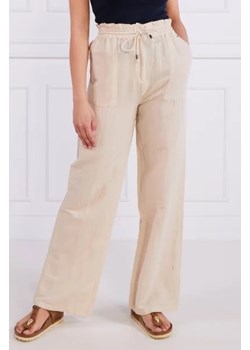 Pepe Jeans London Lniane spodnie CLOE | Loose fit ze sklepu Gomez Fashion Store w kategorii Spodnie damskie - zdjęcie 172973944