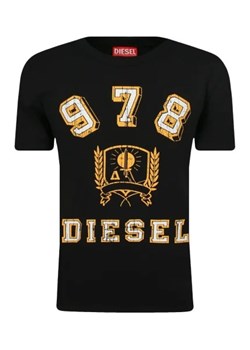Diesel T-shirt | Regular Fit ze sklepu Gomez Fashion Store w kategorii T-shirty chłopięce - zdjęcie 172974044