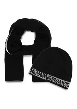 Armani Exchange Szal + czapka | z dodatkiem wełny ze sklepu Gomez Fashion Store w kategorii Szaliki męskie - zdjęcie 172975032