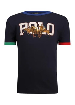 POLO RALPH LAUREN T-shirt RINGR MOD #1 KNIT | Regular Fit ze sklepu Gomez Fashion Store w kategorii T-shirty chłopięce - zdjęcie 172978710