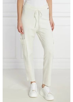 Twinset U&B Spodnie dzianinowe | Straight fit | z dodatkiem wełny ze sklepu Gomez Fashion Store w kategorii Spodnie damskie - zdjęcie 172978881