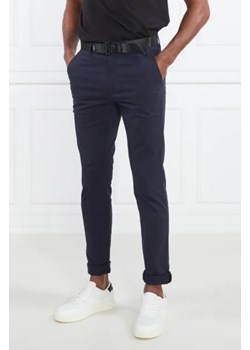 Calvin Klein Spodnie chino + pasek MODERN TWILL | Slim Fit ze sklepu Gomez Fashion Store w kategorii Spodnie męskie - zdjęcie 172981093