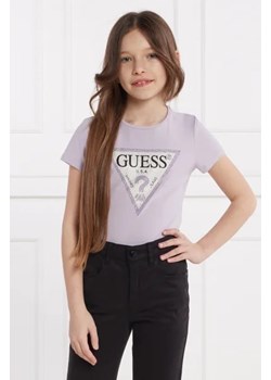 Guess T-shirt | Regular Fit ze sklepu Gomez Fashion Store w kategorii Bluzki dziewczęce - zdjęcie 172984792