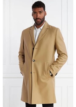 HUGO Wełniany płaszcz malto | z dodatkiem kaszmiru ze sklepu Gomez Fashion Store w kategorii Płaszcze męskie - zdjęcie 172985314