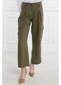 RIANI Lniane spodnie cargo | Loose fit ze sklepu Gomez Fashion Store w kategorii Spodnie damskie - zdjęcie 172990732