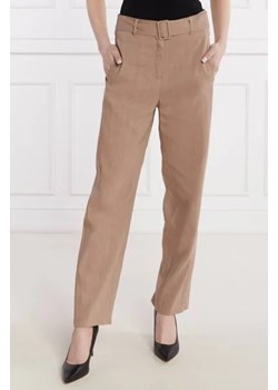 Marella SPORT Lniane spodnie ESORDIO | Straight fit ze sklepu Gomez Fashion Store w kategorii Spodnie damskie - zdjęcie 172991000