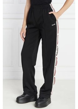 HUGO Spodnie dresowe Naluise | Straight fit ze sklepu Gomez Fashion Store w kategorii Spodnie damskie - zdjęcie 172992401