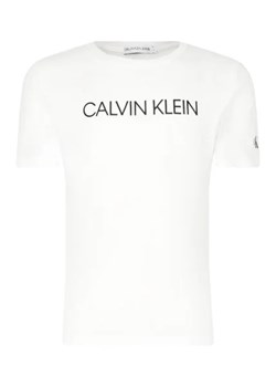 CALVIN KLEIN JEANS T-shirt INSTITUTIONAL | Regular Fit ze sklepu Gomez Fashion Store w kategorii T-shirty chłopięce - zdjęcie 172992973