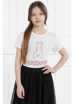 Patrizia Pepe T-shirt | Regular Fit ze sklepu Gomez Fashion Store w kategorii Bluzki dziewczęce - zdjęcie 172993231