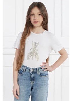 Patrizia Pepe T-shirt MAGLIA | Regular Fit ze sklepu Gomez Fashion Store w kategorii Bluzki dziewczęce - zdjęcie 172993423