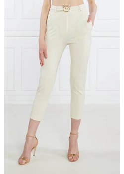 Pinko Spodnie z paskiem POTENZA | Cropped Fit ze sklepu Gomez Fashion Store w kategorii Spodnie damskie - zdjęcie 172995162