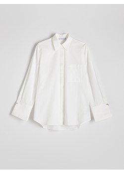 Reserved - Koszula z szerokimi mankietami - biały ze sklepu Reserved w kategorii Koszule damskie - zdjęcie 172997541