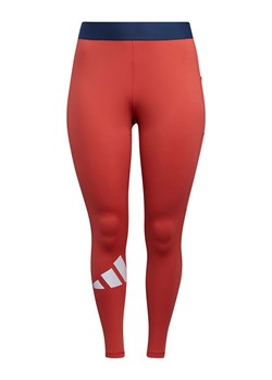 adidas Legginsy sportowe w kolorze czerwonym ze sklepu Limango Polska w kategorii Spodnie damskie - zdjęcie 172998764