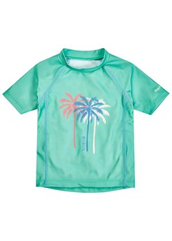 Playshoes Koszulka kąpielowa &quot;Palmen&quot; w kolorze turkusowym ze sklepu Limango Polska w kategorii T-shirty chłopięce - zdjęcie 172999022