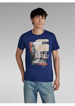 G-Star Koszulka w kolorze niebieskim ze sklepu Limango Polska w kategorii T-shirty męskie - zdjęcie 172999140